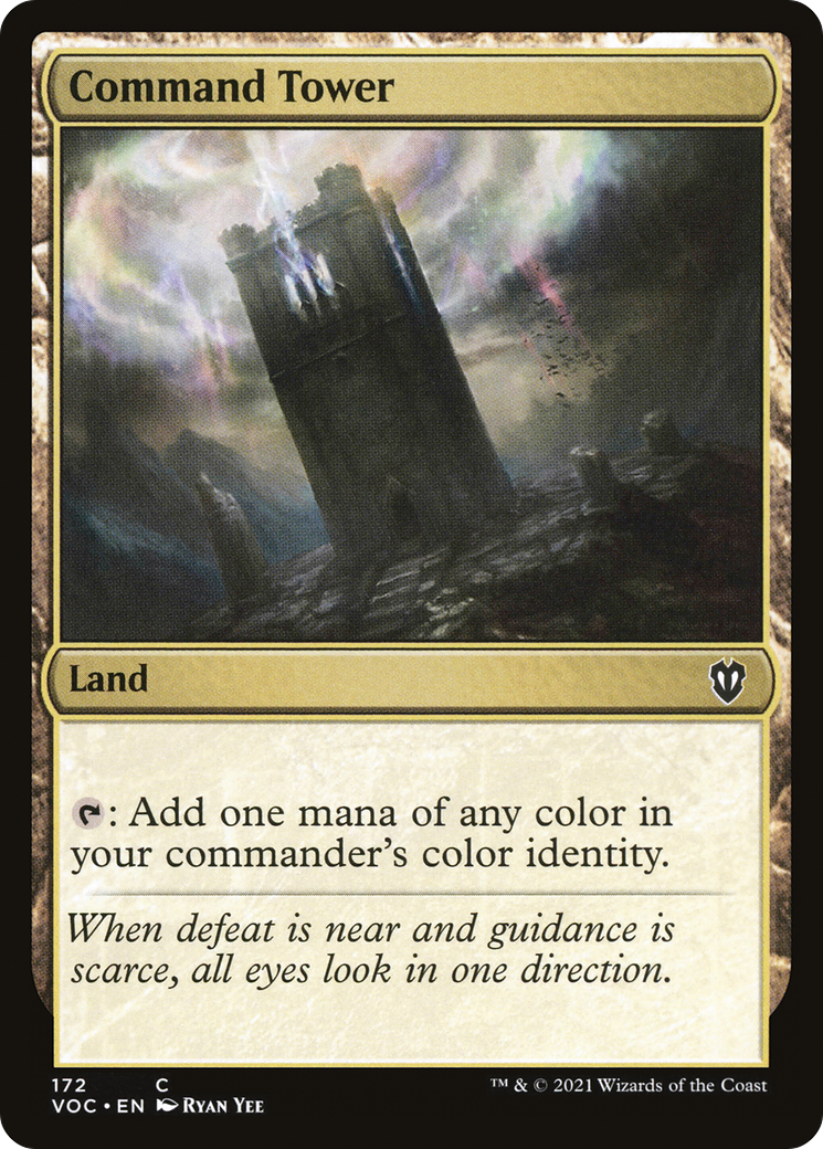 Command Tower (VOC-172) - Crimson Vow Commander - Premium MTG Single from Wizards of the Coast - Just $0.08! Shop now at Game Crave Tournament Store