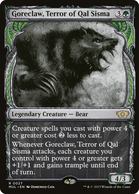 Goreclaw, Terror of Qal Sisma (MUL-027) - Multiverse Legends: (Showcase) - Premium MTG Single from Wizards of the Coast - Just $0.20! Shop now at Game Crave Tournament Store