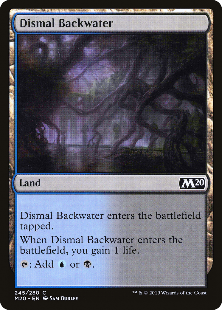 Dismal Backwater (M20-245) - Core Set 2020 Foil - Premium MTG Single from Wizards of the Coast - Just $0.08! Shop now at Game Crave Tournament Store