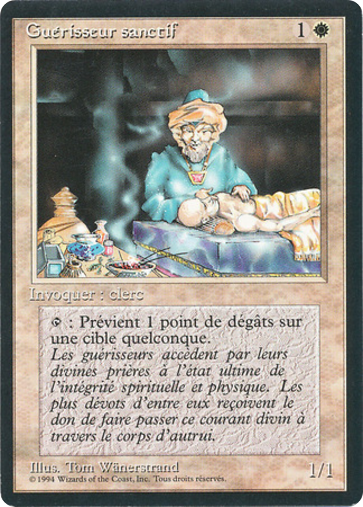 Samite Healer (FBB-038) - Foreign Black Border - Premium MTG Single from Wizards of the Coast - Just $0! Shop now at Game Crave Tournament Store