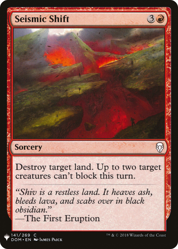 Seismic Shift (MB1-1053) - Mystery Booster - Premium MTG Single from Wizards of the Coast - Just $0.25! Shop now at Game Crave Tournament Store