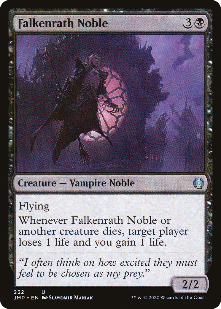 Falkenrath Noble (JMP-232) - Jumpstart - Premium MTG Single from Wizards of the Coast - Just $0.08! Shop now at Game Crave Tournament Store
