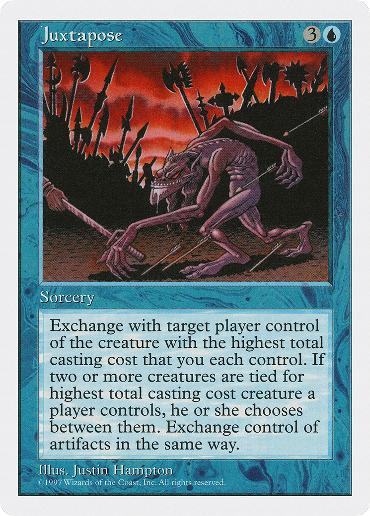 Juxtapose (5ED-095) - Fifth Edition - Premium MTG Single from Wizards of the Coast - Just $0.08! Shop now at Game Crave Tournament Store