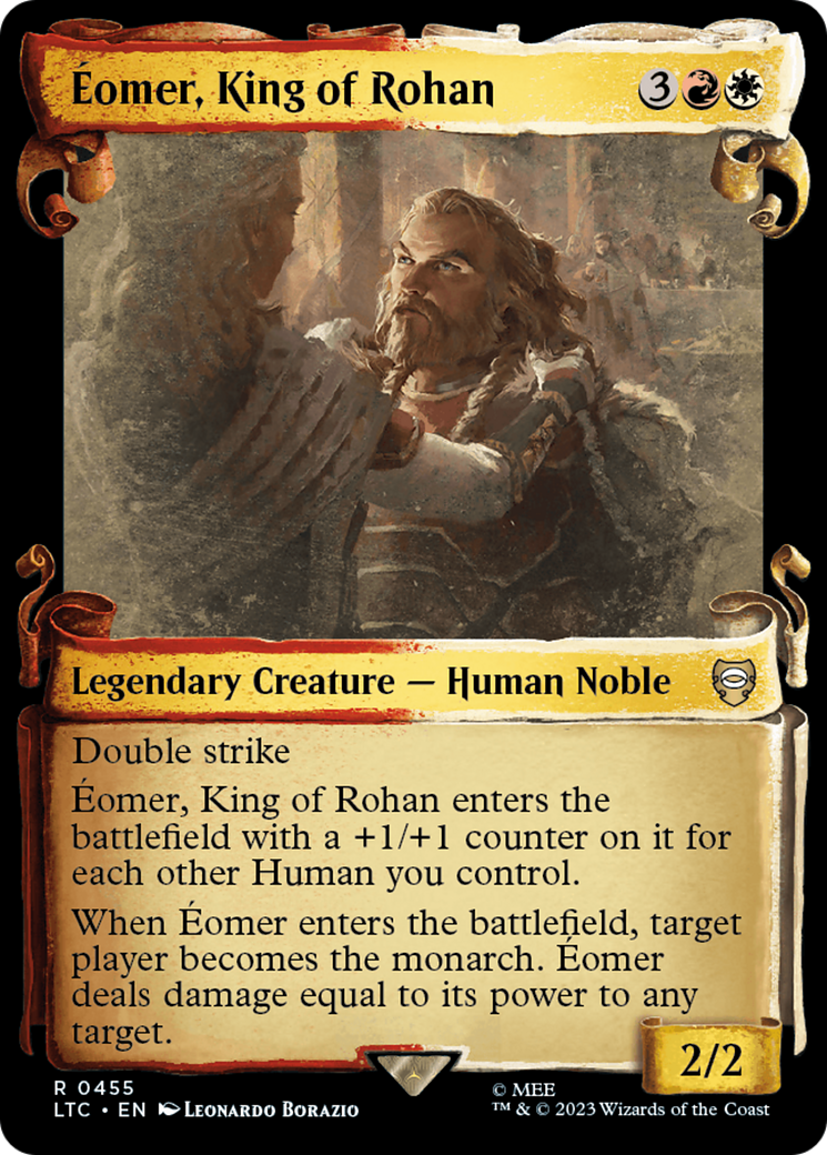 Éomer, King of Rohan (LTC-455) - Tales of Middle-earth Commander: (Showcase) Foil - Premium MTG Single from Wizards of the Coast - Just $0.35! Shop now at Game Crave Tournament Store