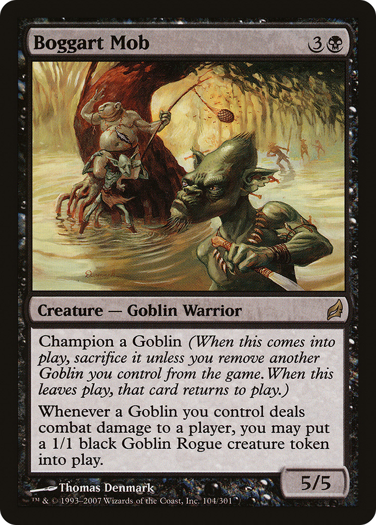 Boggart Mob (LRW-104) - Lorwyn Foil - Premium MTG Single from Wizards of the Coast - Just $1.68! Shop now at Game Crave Tournament Store