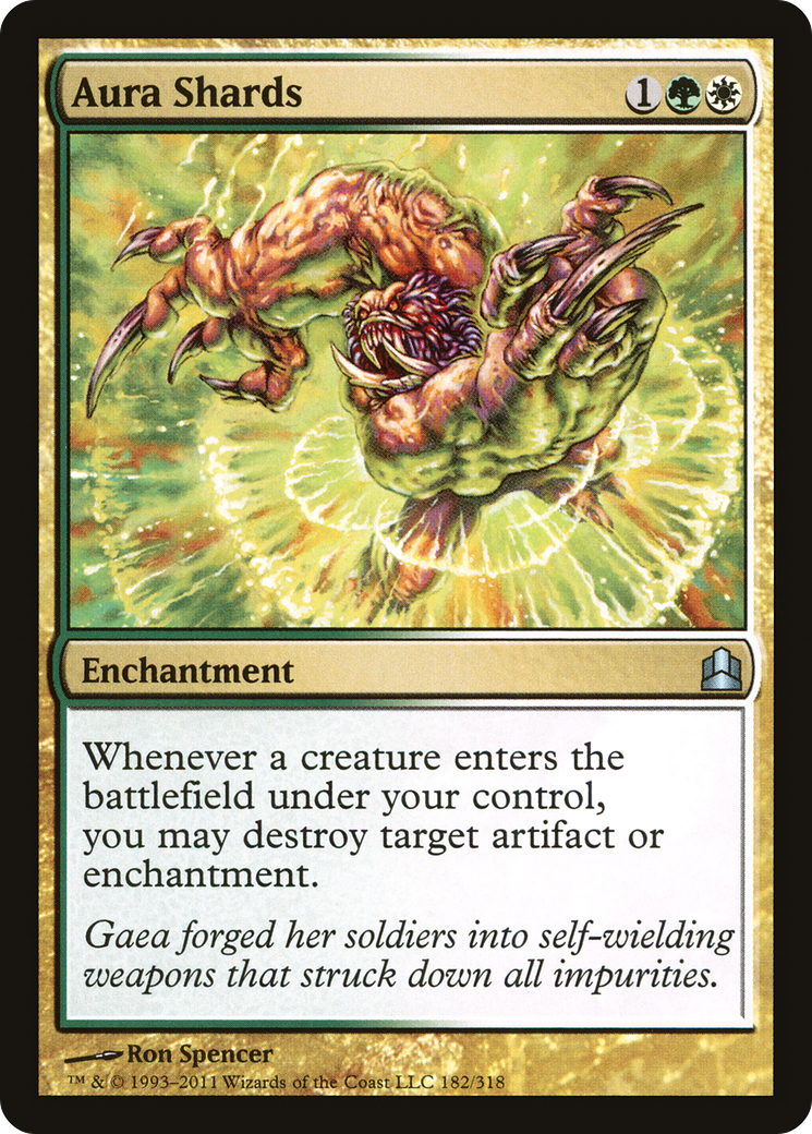 Aura Shards (CMD-182) - Commander 2011 - Premium MTG Single from Wizards of the Coast - Just $4.07! Shop now at Game Crave Tournament Store