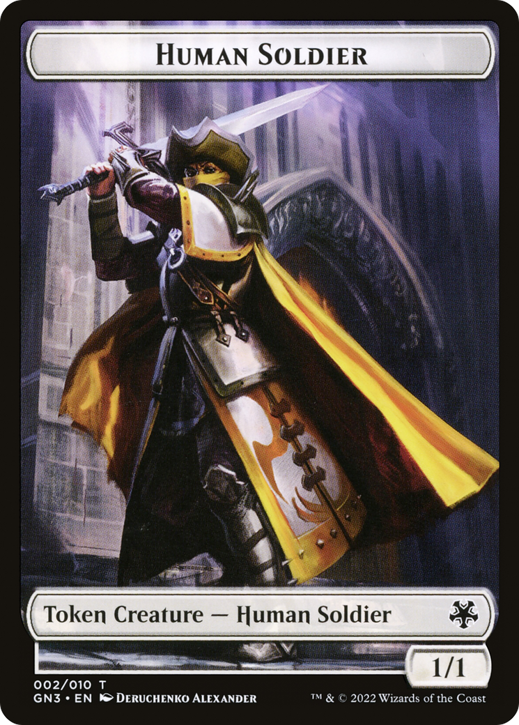 Human Soldier (TGN3-002) - Game Night: Free-for-All Tokens Foil - Premium MTG Single from Wizards of the Coast - Just $0! Shop now at Game Crave Tournament Store