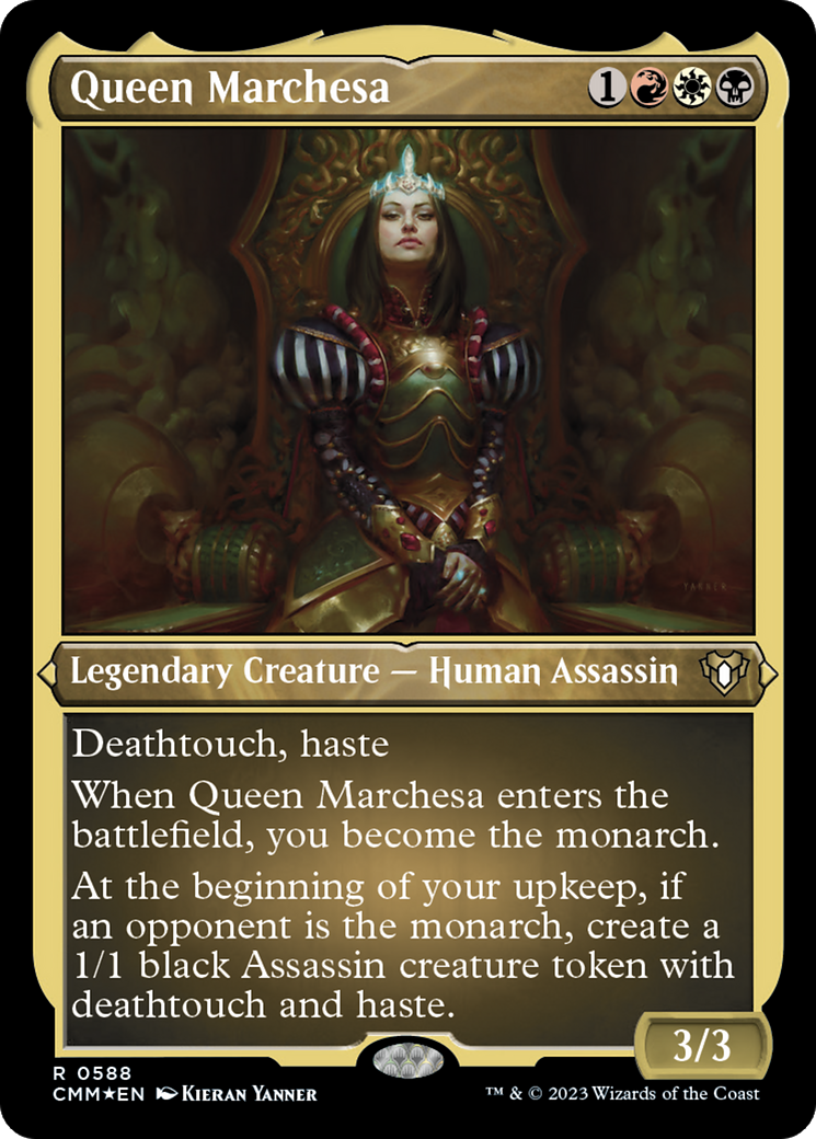 Queen Marchesa (CMM-588) - Commander Masters Etched Foil - Premium MTG Single from Wizards of the Coast - Just $1.33! Shop now at Game Crave Tournament Store
