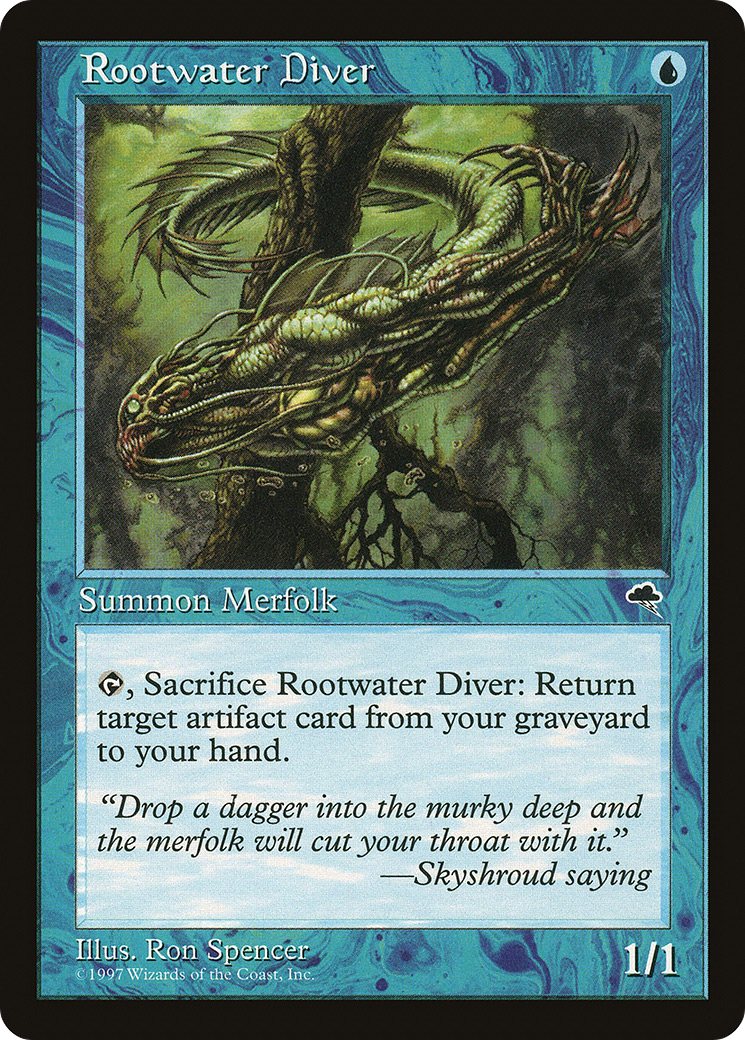 Rootwater Diver (TMP-081) - Tempest - Premium MTG Single from Wizards of the Coast - Just $0.08! Shop now at Game Crave Tournament Store