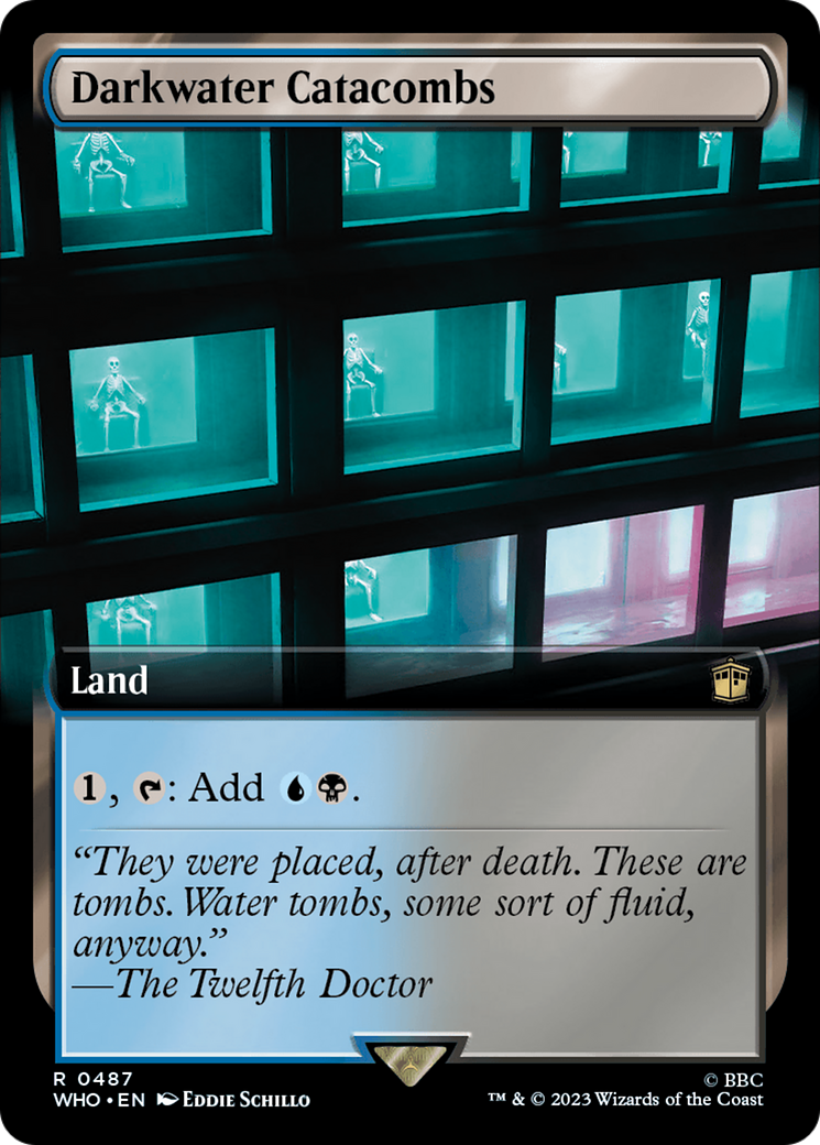 Darkwater Catacombs (WHO-487) - Doctor Who: (Extended Art) Foil - Premium MTG Single from Wizards of the Coast - Just $0.08! Shop now at Game Crave Tournament Store