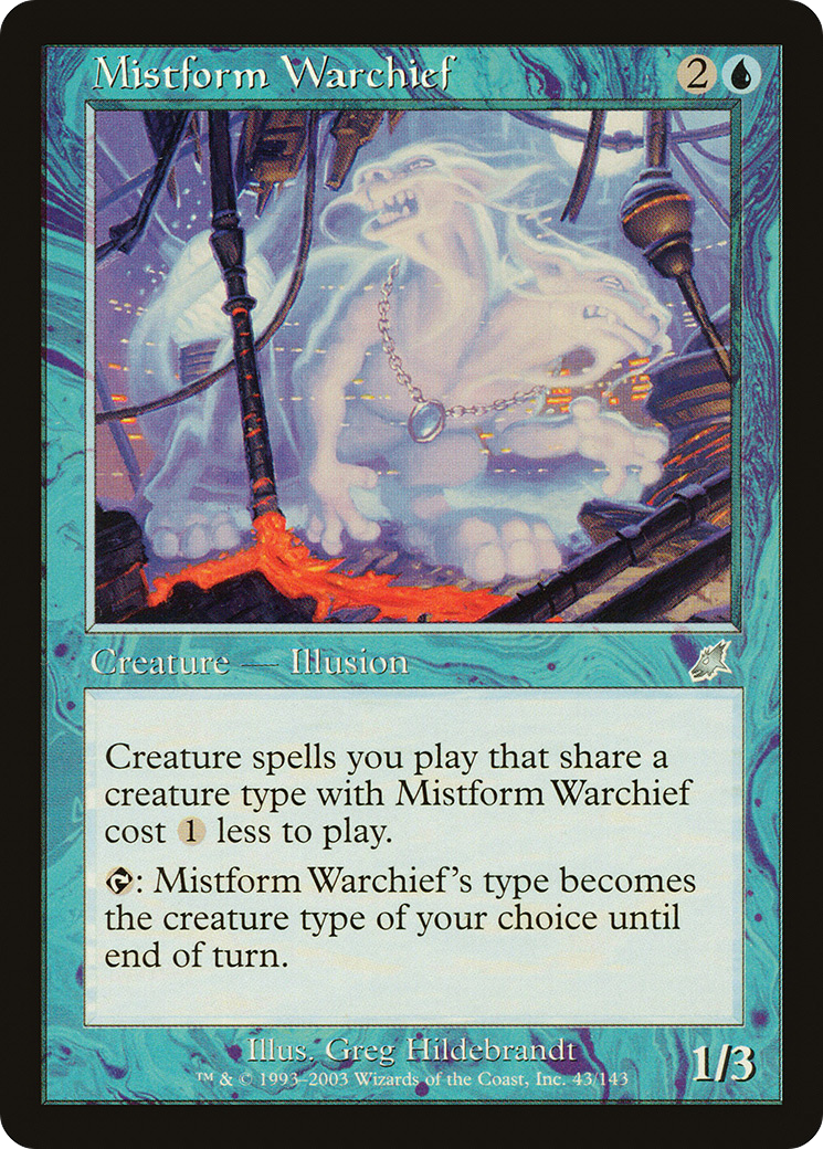 Mistform Warchief (SCG-043) - Scourge - Premium MTG Single from Wizards of the Coast - Just $0.08! Shop now at Game Crave Tournament Store