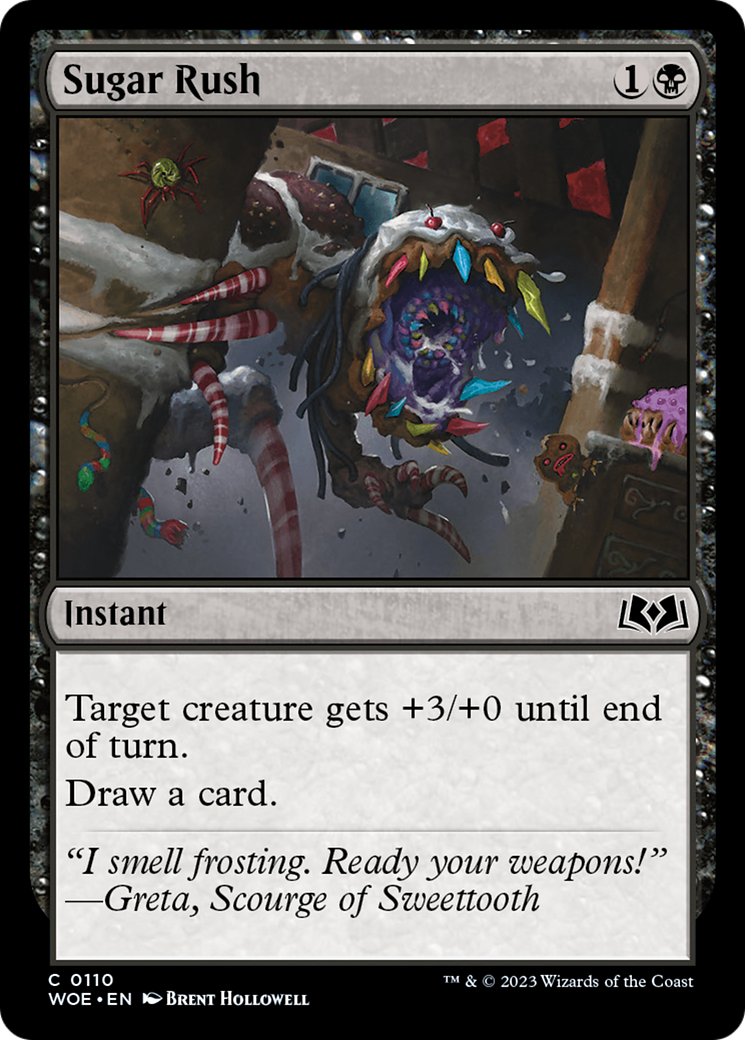 Sugar Rush (WOE-110) - Wilds of Eldraine Foil - Premium MTG Single from Wizards of the Coast - Just $0.08! Shop now at Game Crave Tournament Store