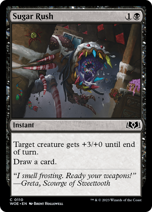 Sugar Rush (WOE-110) - Wilds of Eldraine Foil - Premium MTG Single from Wizards of the Coast - Just $0.08! Shop now at Game Crave Tournament Store