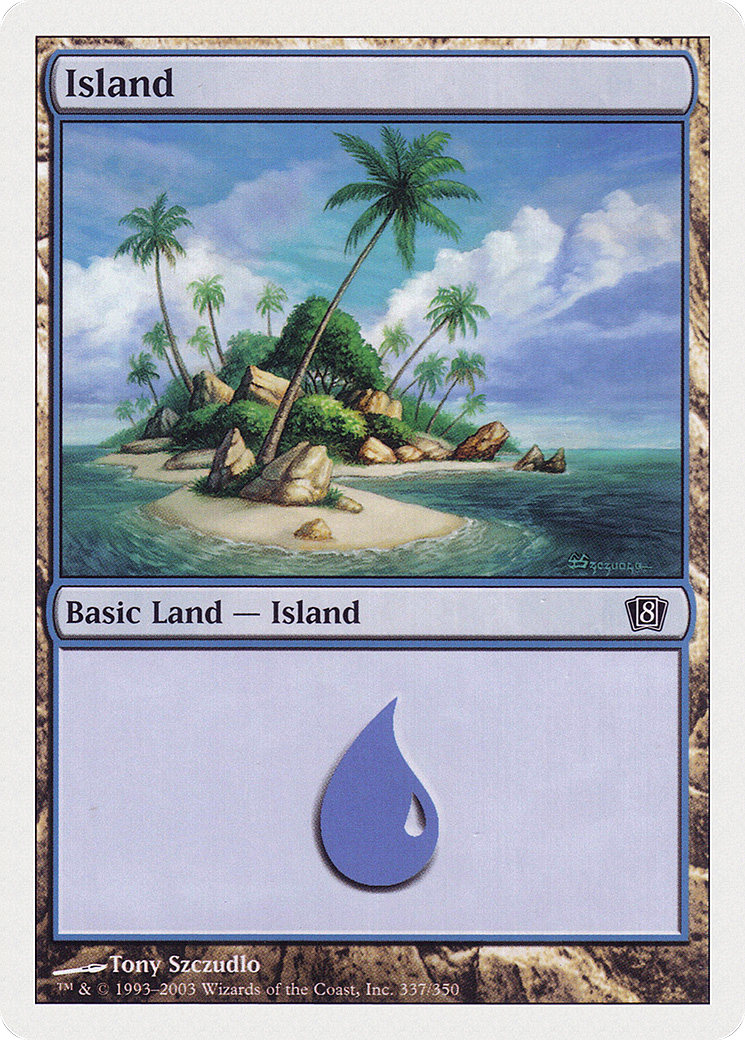 Island (8ED-337) - Eighth Edition - Premium MTG Single from Wizards of the Coast - Just $0.13! Shop now at Game Crave Tournament Store