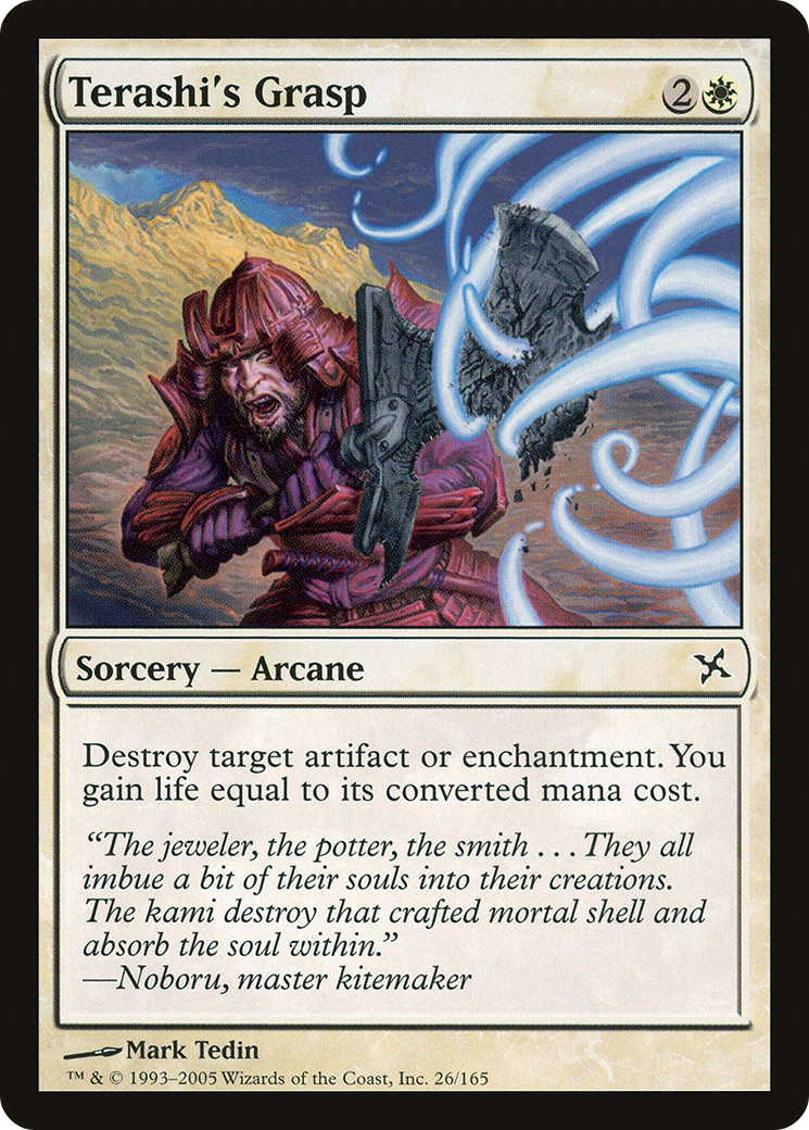 Terashi's Grasp (BOK-026) - Betrayers of Kamigawa - Premium MTG Single from Wizards of the Coast - Just $0.08! Shop now at Game Crave Tournament Store