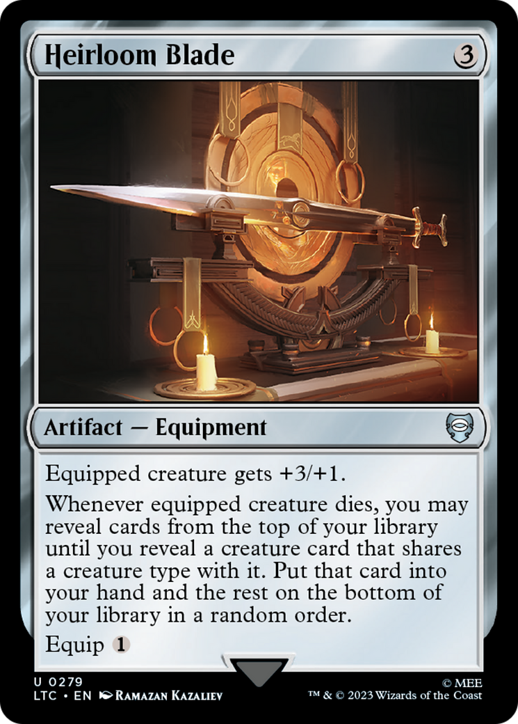 Heirloom Blade (LTC-279) - Tales of Middle-earth Commander - Premium MTG Single from Wizards of the Coast - Just $0.08! Shop now at Game Crave Tournament Store