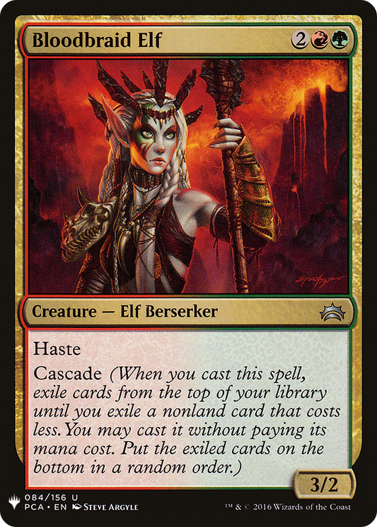 Bloodbraid Elf (MB1-1402) - Mystery Booster - Premium MTG Single from Wizards of the Coast - Just $0.08! Shop now at Game Crave Tournament Store
