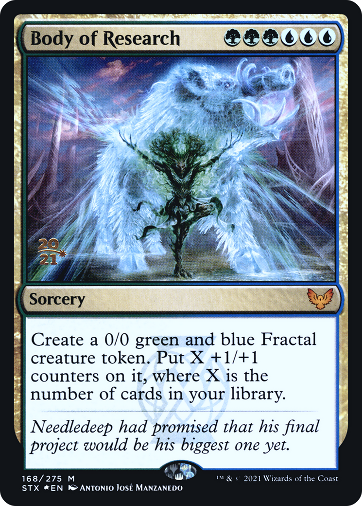 Body of Research (PSTX-168S) - Strixhaven: School of Mages Promos Foil - Premium MTG Single from Wizards of the Coast - Just $0.32! Shop now at Game Crave Tournament Store