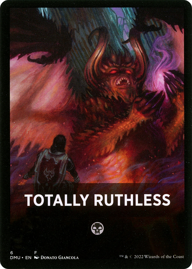 Totally Ruthless (FDMU-006) - Dominaria United Jumpstart Front Cards - Premium MTG Single from Wizards of the Coast - Just $0! Shop now at Game Crave Tournament Store