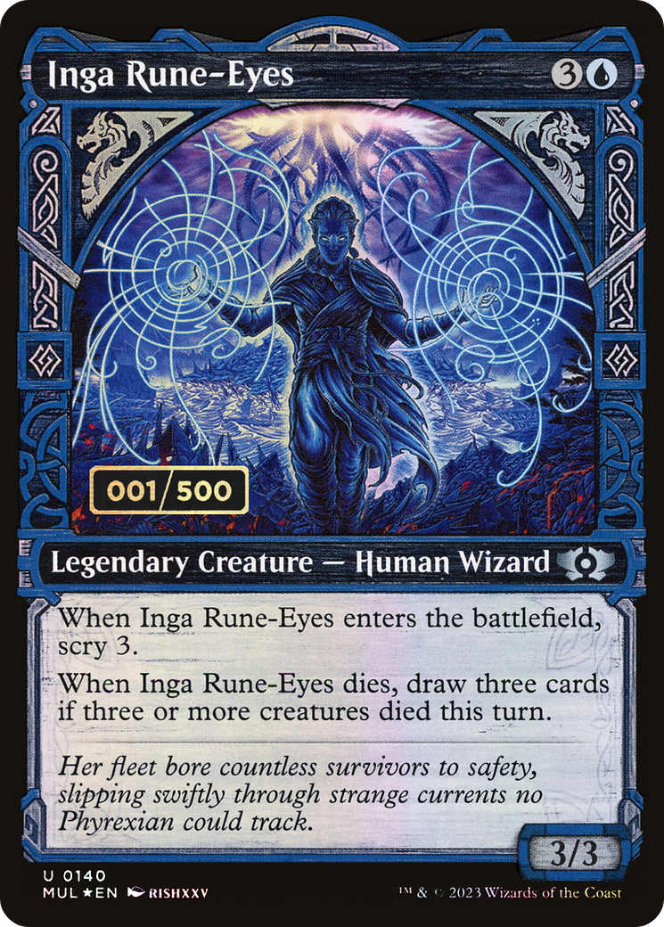 Inga Rune-Eyes (MUL-140Z) - Multiverse Legends: (Showcase) Foil - Premium MTG Single from Wizards of the Coast - Just $14.25! Shop now at Game Crave Tournament Store