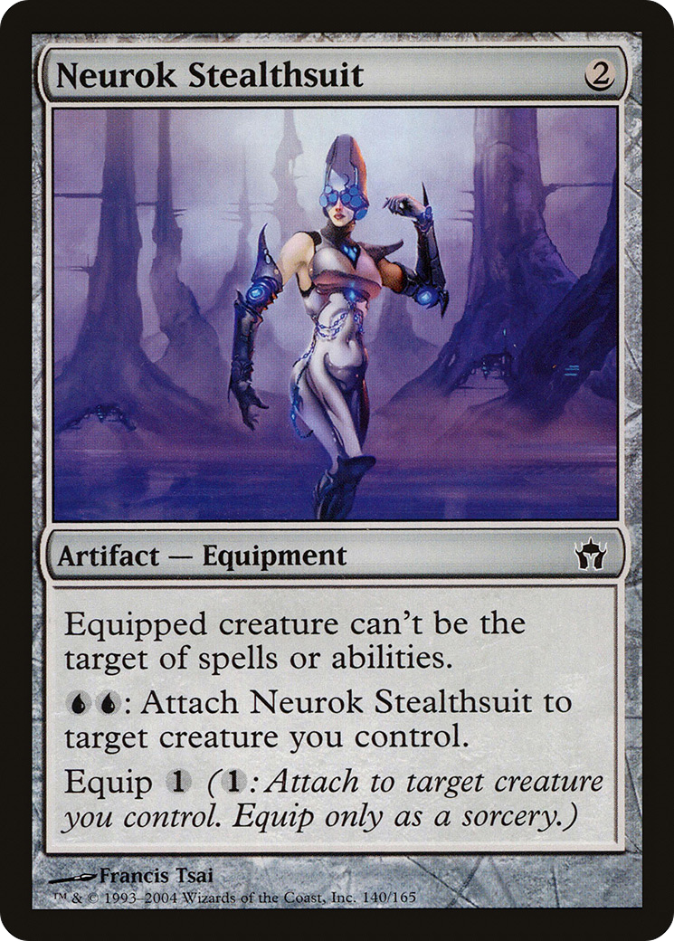 Neurok Stealthsuit (5DN-140) - Fifth Dawn Foil - Premium MTG Single from Wizards of the Coast - Just $1.94! Shop now at Game Crave Tournament Store
