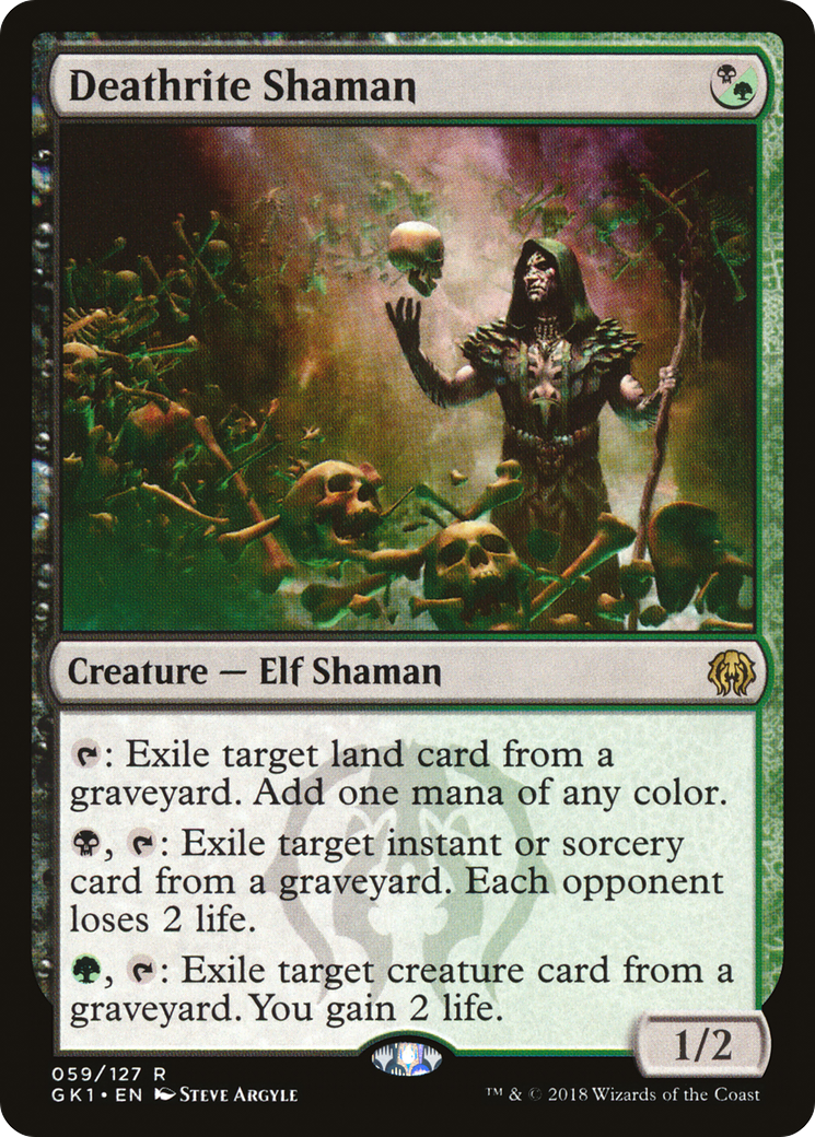 Deathrite Shaman (GK1-059) - GRN Guild Kit - Premium MTG Single from Wizards of the Coast - Just $2.49! Shop now at Game Crave Tournament Store