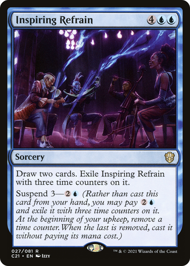 Inspiring Refrain (C21-027) - Commander 2021 - Premium MTG Single from Wizards of the Coast - Just $0.09! Shop now at Game Crave Tournament Store