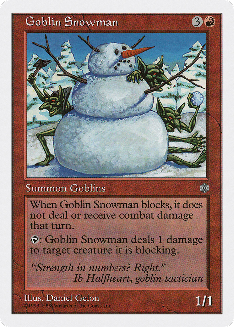Goblin Snowman (ATH-039) - Anthologies - Premium MTG Single from Wizards of the Coast - Just $0.09! Shop now at Game Crave Tournament Store