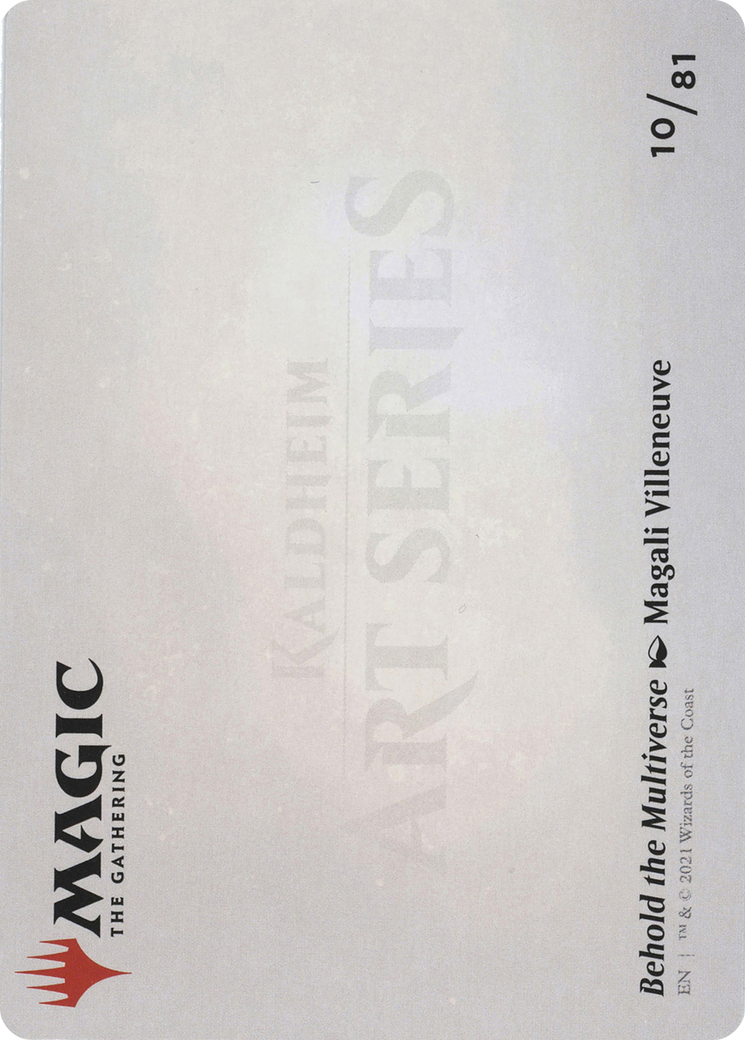Behold the Multiverse // Behold the Multiverse (AKHM-010) - Kaldheim Art Series (Borderless) Foil - Premium MTG Single from Wizards of the Coast - Just $0! Shop now at Game Crave Tournament Store