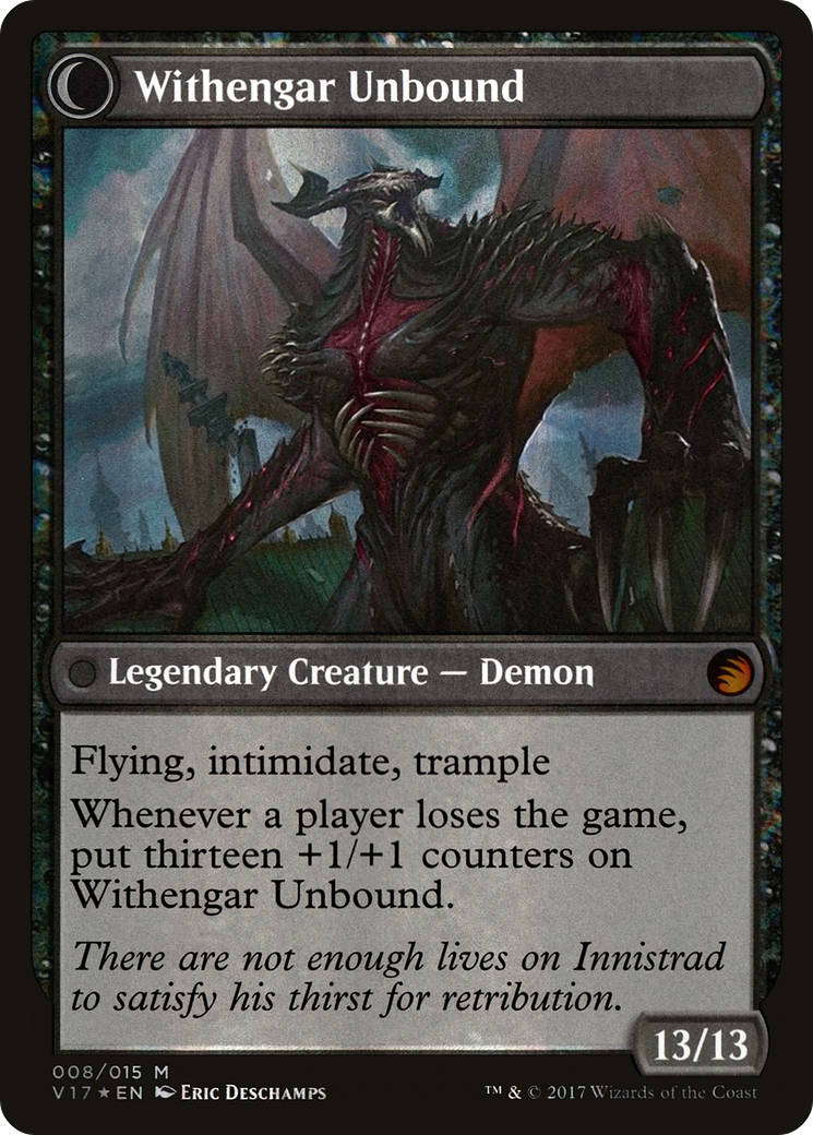Elbrus, the Binding Blade // Withengar Unbound (V17-008) - From the Vault: Transform: (Double Faced Transform) Foil - Premium MTG Single from Wizards of the Coast - Just $1.27! Shop now at Game Crave Tournament Store