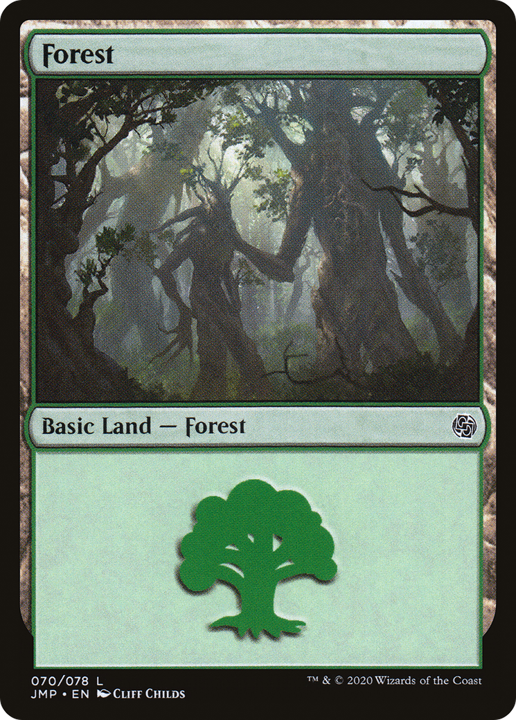 Forest (JMP-070) - Jumpstart - Premium MTG Single from Wizards of the Coast - Just $0.08! Shop now at Game Crave Tournament Store