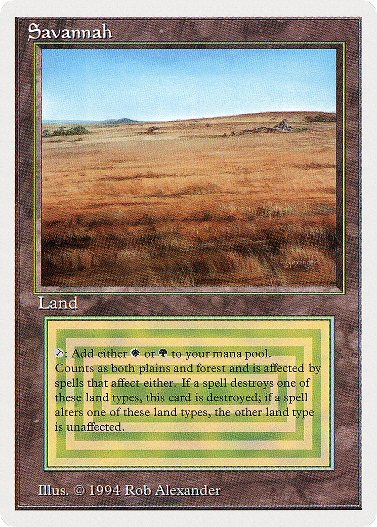 Savannah (SUM-285) - Summer Magic / Edgar - Premium MTG Single from Wizards of the Coast - Just $0.08! Shop now at Game Crave Tournament Store
