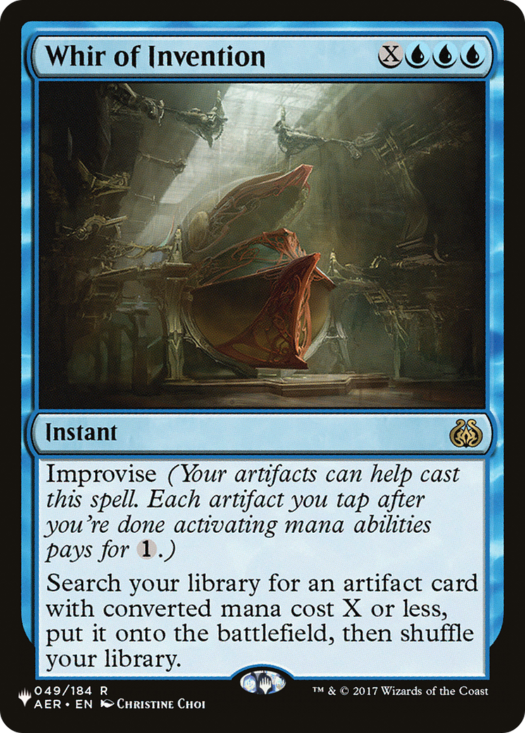 Whir of Invention (PHED-014) - Heads I Win, Tails You Lose - Premium MTG Single from Wizards of the Coast - Just $1.09! Shop now at Game Crave Tournament Store