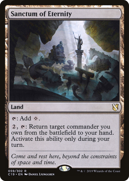 Sanctum of Eternity (C19-059) - Commander 2019 - Premium MTG Single from Wizards of the Coast - Just $1.62! Shop now at Game Crave Tournament Store