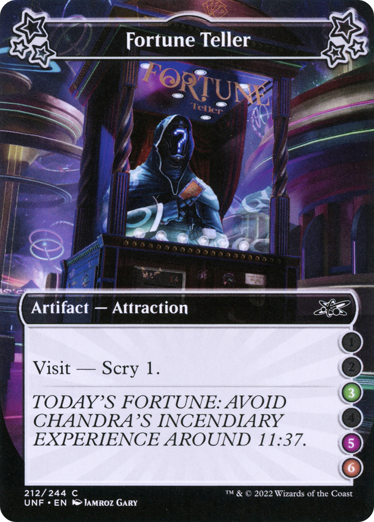 Fortune Teller (UNF-212E) - Unfinity - Premium MTG Single from Wizards of the Coast - Just $0.08! Shop now at Game Crave Tournament Store
