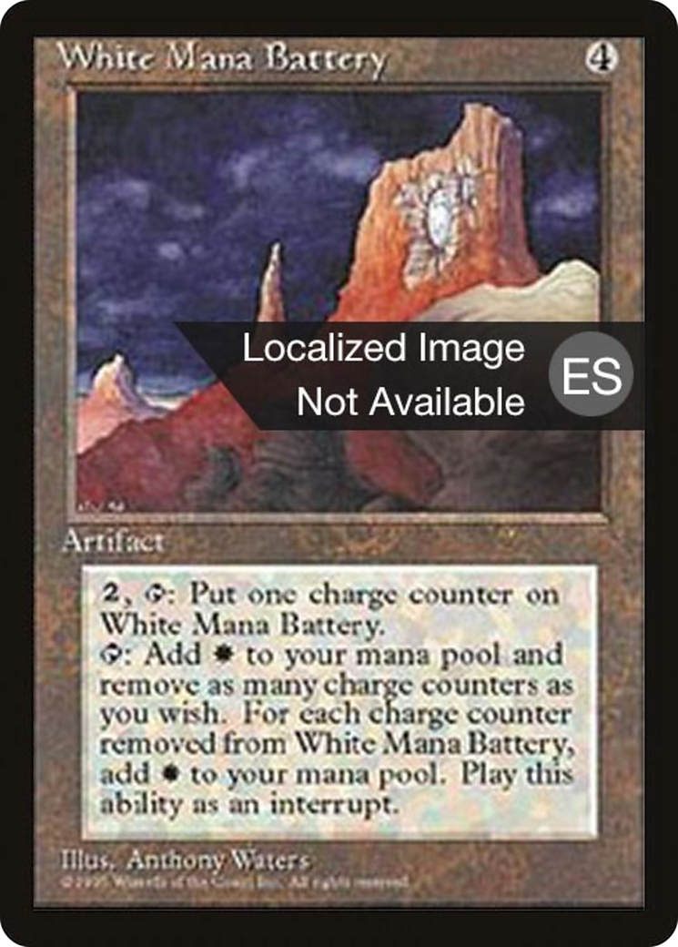 White Mana Battery (4BB-357) - Fourth Edition Foreign Black Border - Premium MTG Single from Wizards of the Coast - Just $0.55! Shop now at Game Crave Tournament Store