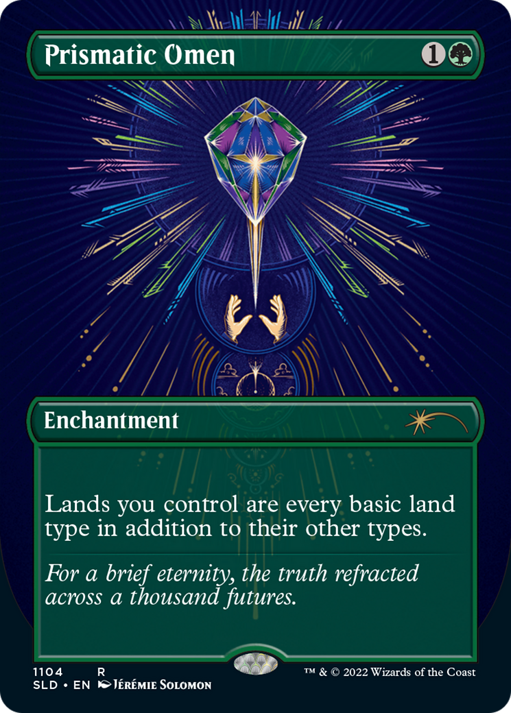Prismatic Omen (SLD-1104) - Secret Lair Drop (Borderless) - Premium MTG Single from Wizards of the Coast - Just $1.60! Shop now at Game Crave Tournament Store