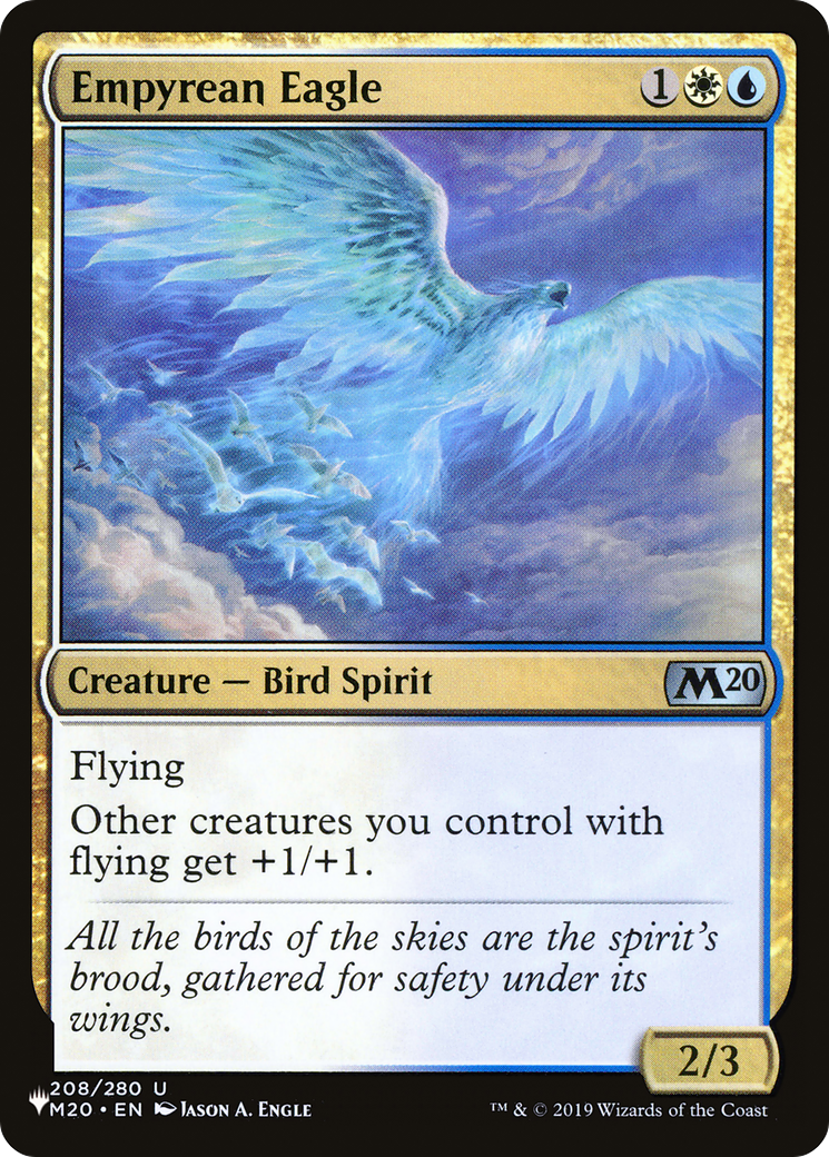 Empyrean Eagle (PLIST-1146) - The List - Premium MTG Single from Wizards of the Coast - Just $0.25! Shop now at Game Crave Tournament Store