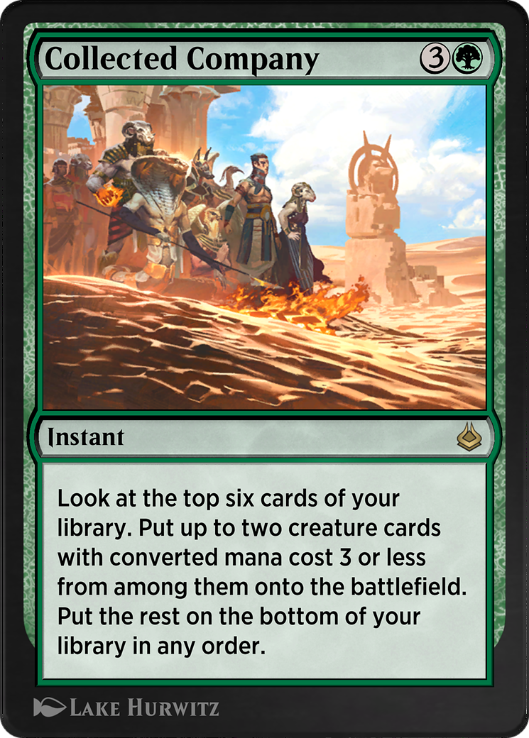 Collected Company (AKR-186) - Amonkhet Remastered - Premium MTG Single from Wizards of the Coast - Just $0! Shop now at Game Crave Tournament Store