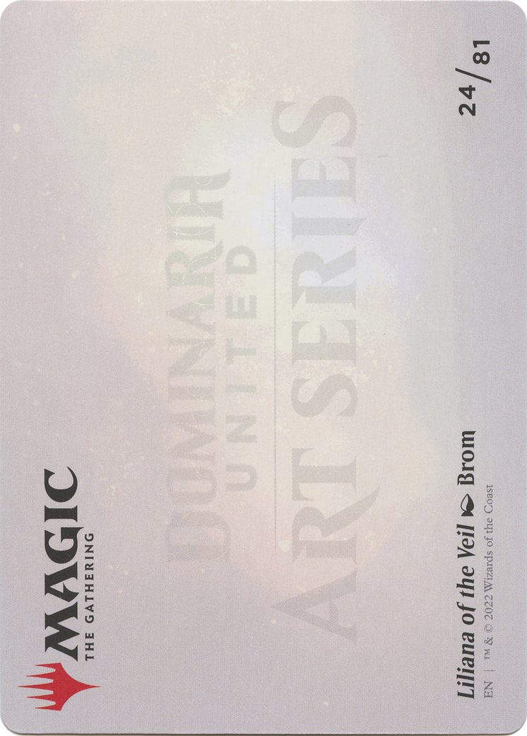 Liliana of the Veil // Liliana of the Veil (ADMU-024) - Dominaria United Art Series (Borderless) - Premium MTG Single from Wizards of the Coast - Just $0! Shop now at Game Crave Tournament Store