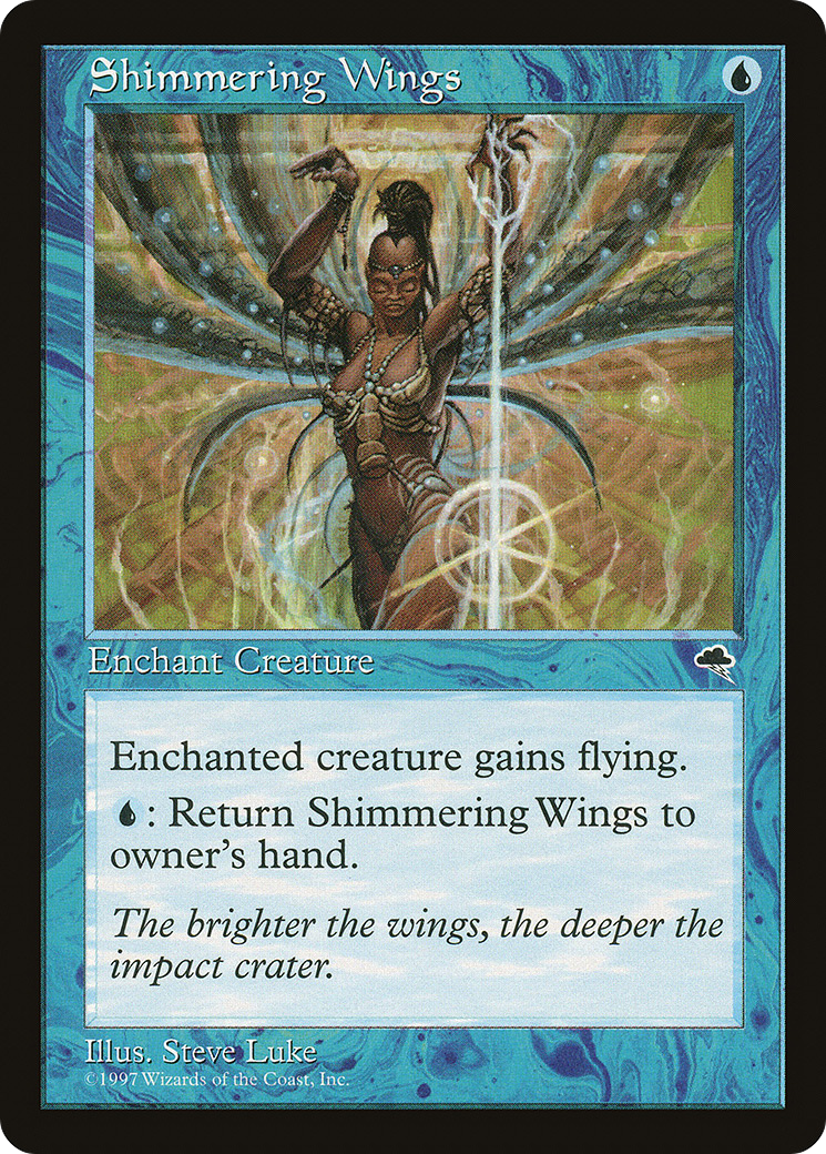 Shimmering Wings (TMP-087) - Tempest - Premium MTG Single from Wizards of the Coast - Just $0.08! Shop now at Game Crave Tournament Store