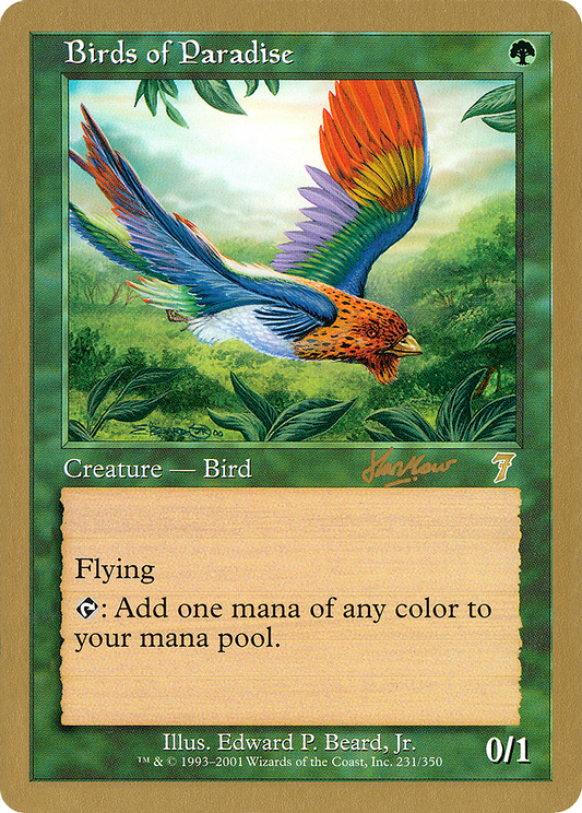 Birds of Paradise (WC02-SHH231) - World Championship Decks 2002 - Premium MTG Single from Wizards of the Coast - Just $1.49! Shop now at Game Crave Tournament Store