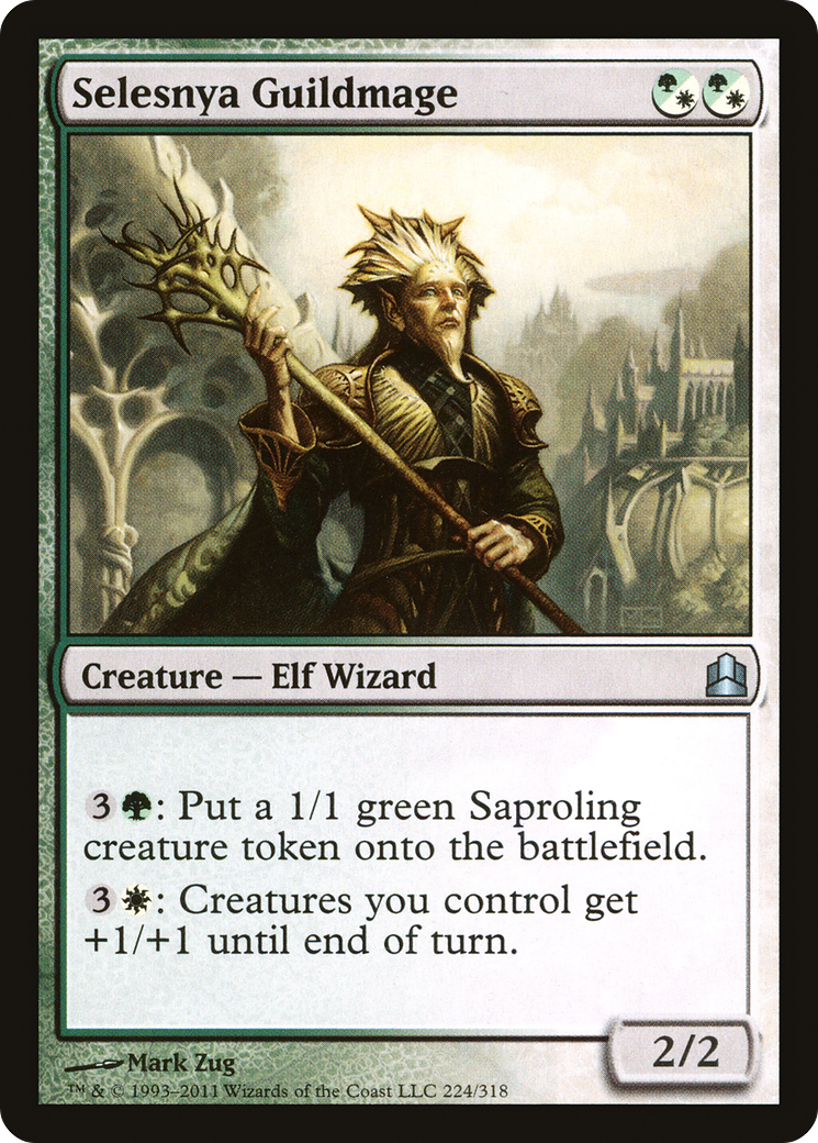 Selesnya Guildmage (CMD-224) - Commander 2011 - Premium MTG Single from Wizards of the Coast - Just $0.25! Shop now at Game Crave Tournament Store