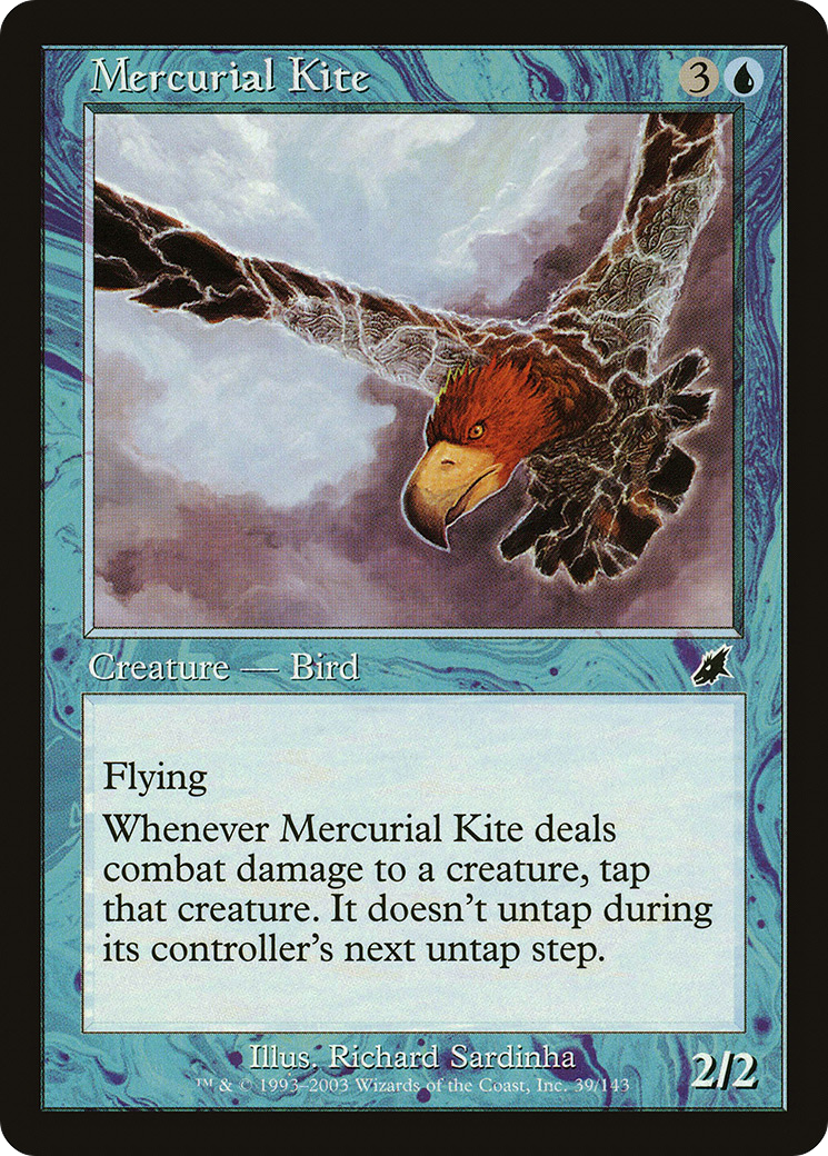 Mercurial Kite (SCG-039) - Scourge Foil - Premium MTG Single from Wizards of the Coast - Just $0.09! Shop now at Game Crave Tournament Store