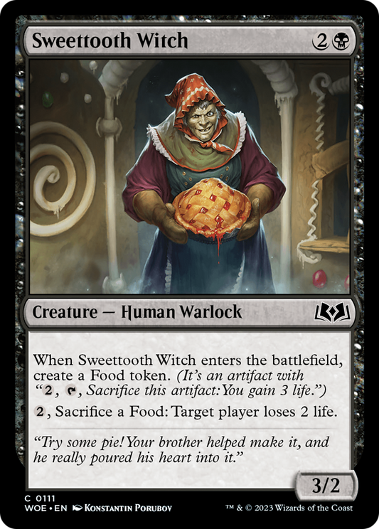 Sweettooth Witch (WOE-111) - Wilds of Eldraine - Premium MTG Single from Wizards of the Coast - Just $0.08! Shop now at Game Crave Tournament Store