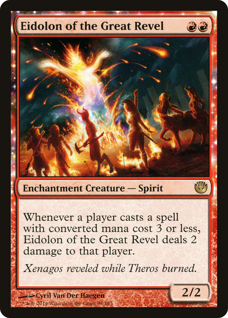 Eidolon of the Great Revel (JOU-094) - Journey into Nyx: (nyxtouched) Foil - Premium MTG Single from Wizards of the Coast - Just $1.33! Shop now at Game Crave Tournament Store
