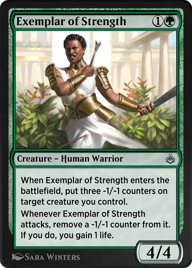 Exemplar of Strength (AKR-190) - Amonkhet Remastered - Premium MTG Single from Wizards of the Coast - Just $0! Shop now at Game Crave Tournament Store