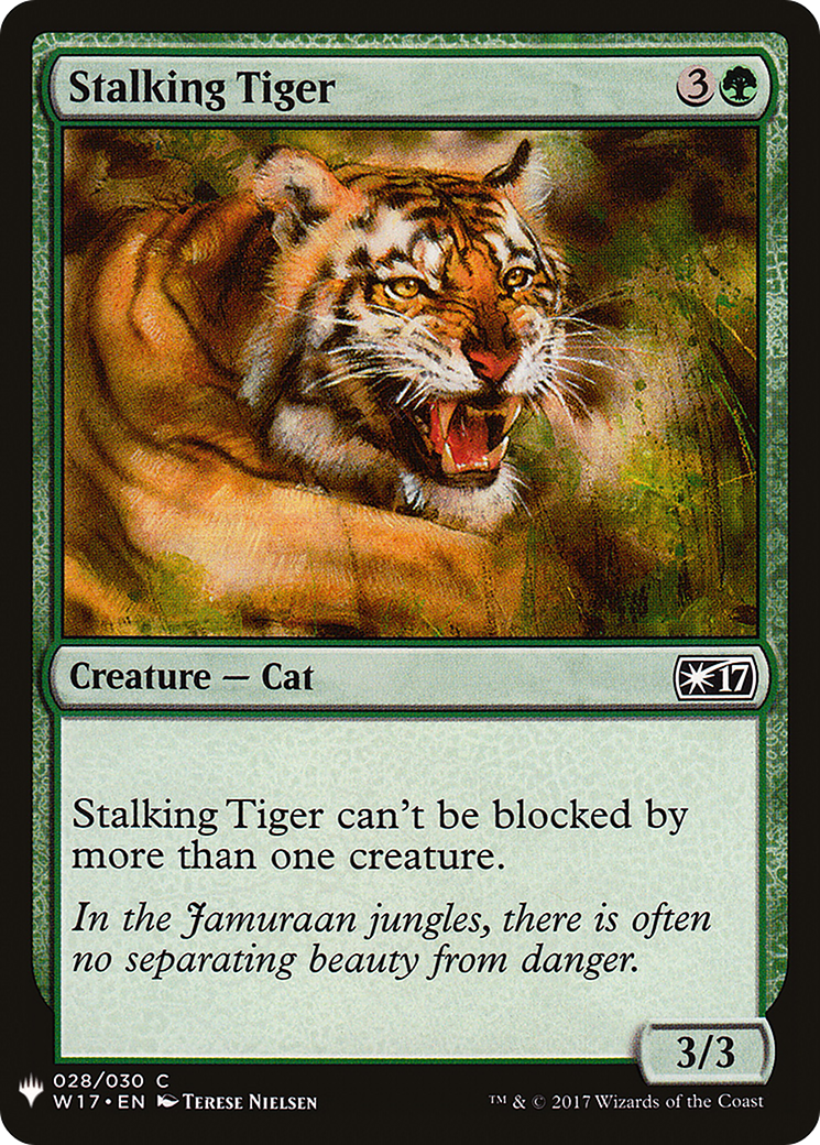 Stalking Tiger (MB1-1341) - Mystery Booster - Premium MTG Single from Wizards of the Coast - Just $0.08! Shop now at Game Crave Tournament Store