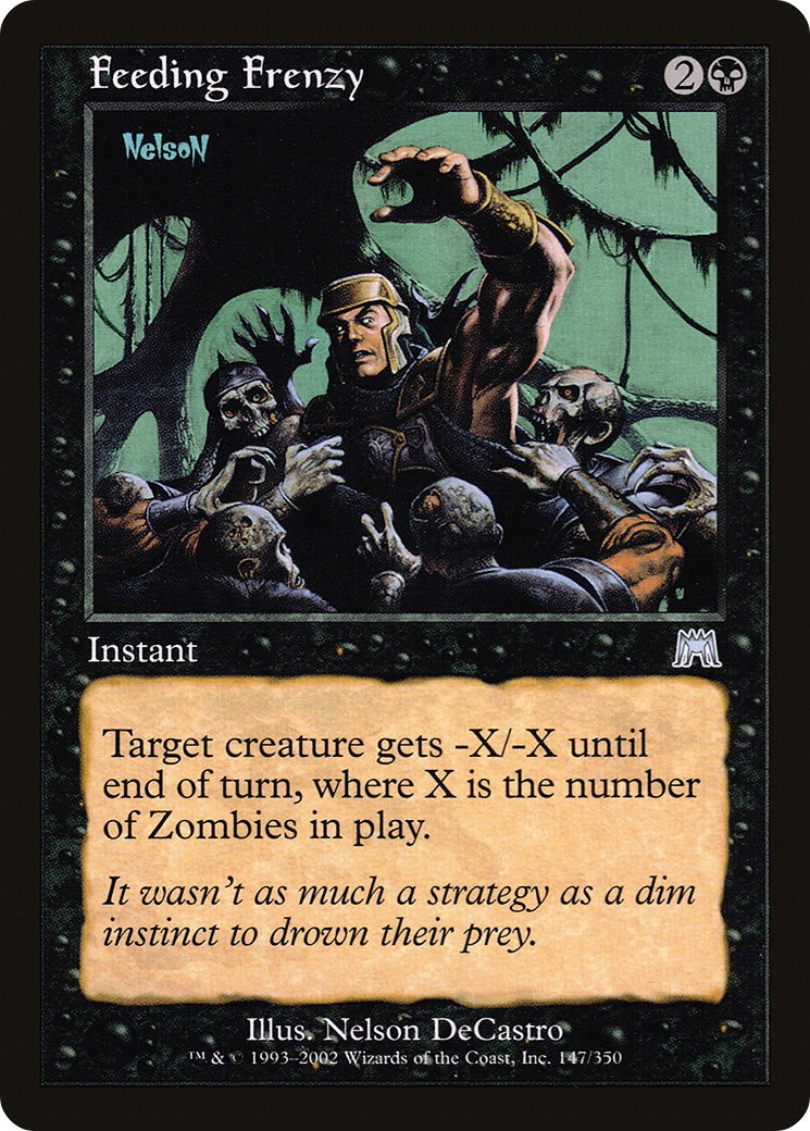 Feeding Frenzy (ONS-147) - Onslaught - Premium MTG Single from Wizards of the Coast - Just $0.08! Shop now at Game Crave Tournament Store