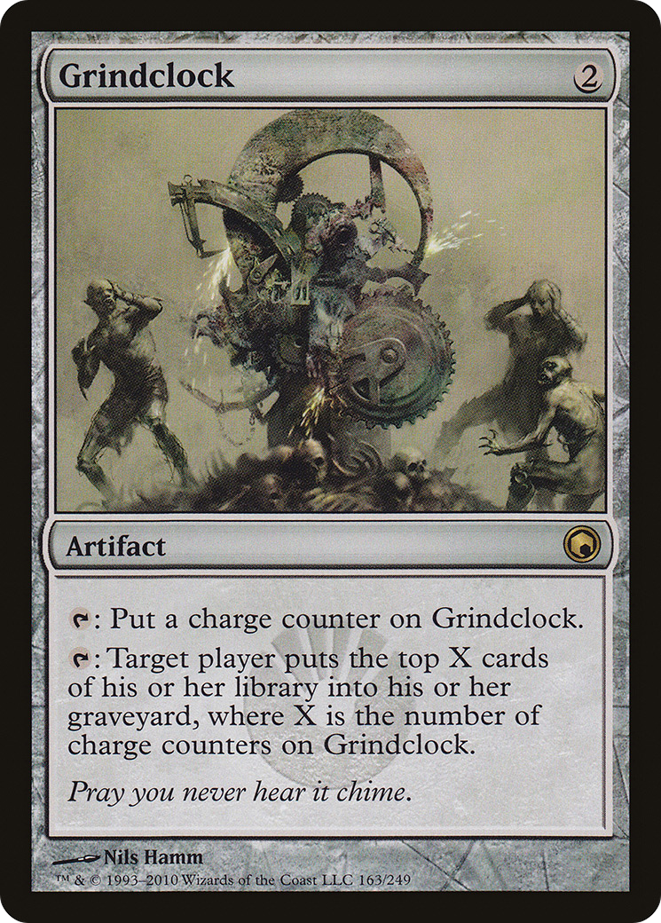 Grindclock (SOM-163) - Scars of Mirrodin - Premium MTG Single from Wizards of the Coast - Just $0.08! Shop now at Game Crave Tournament Store